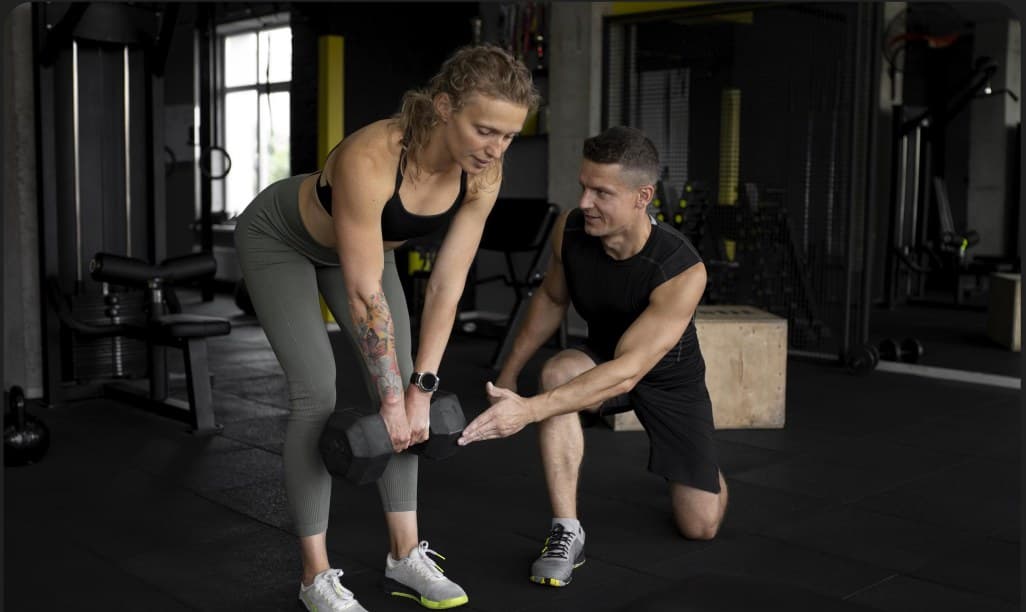 Trening pod okiem trenera w studio Wymarzona Forma